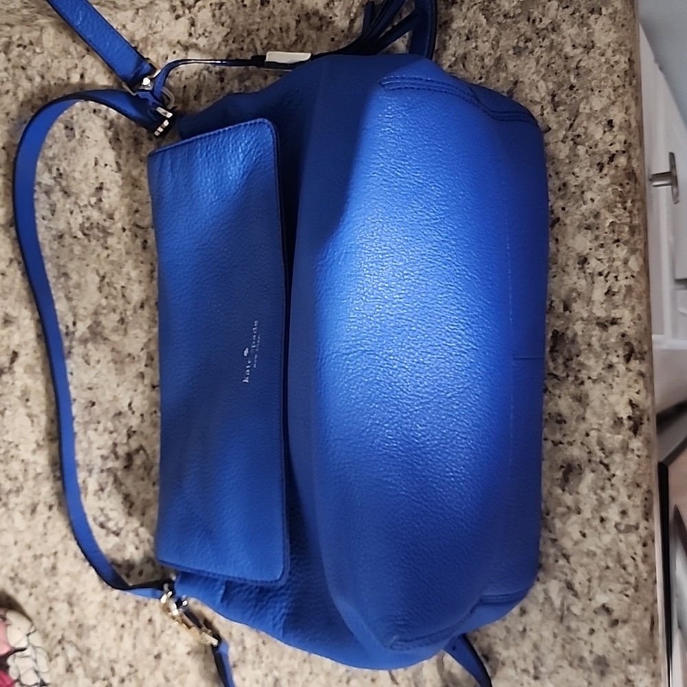 kate spade Electric Blue Leather Crossbody Bag - Picture 10 of 11
